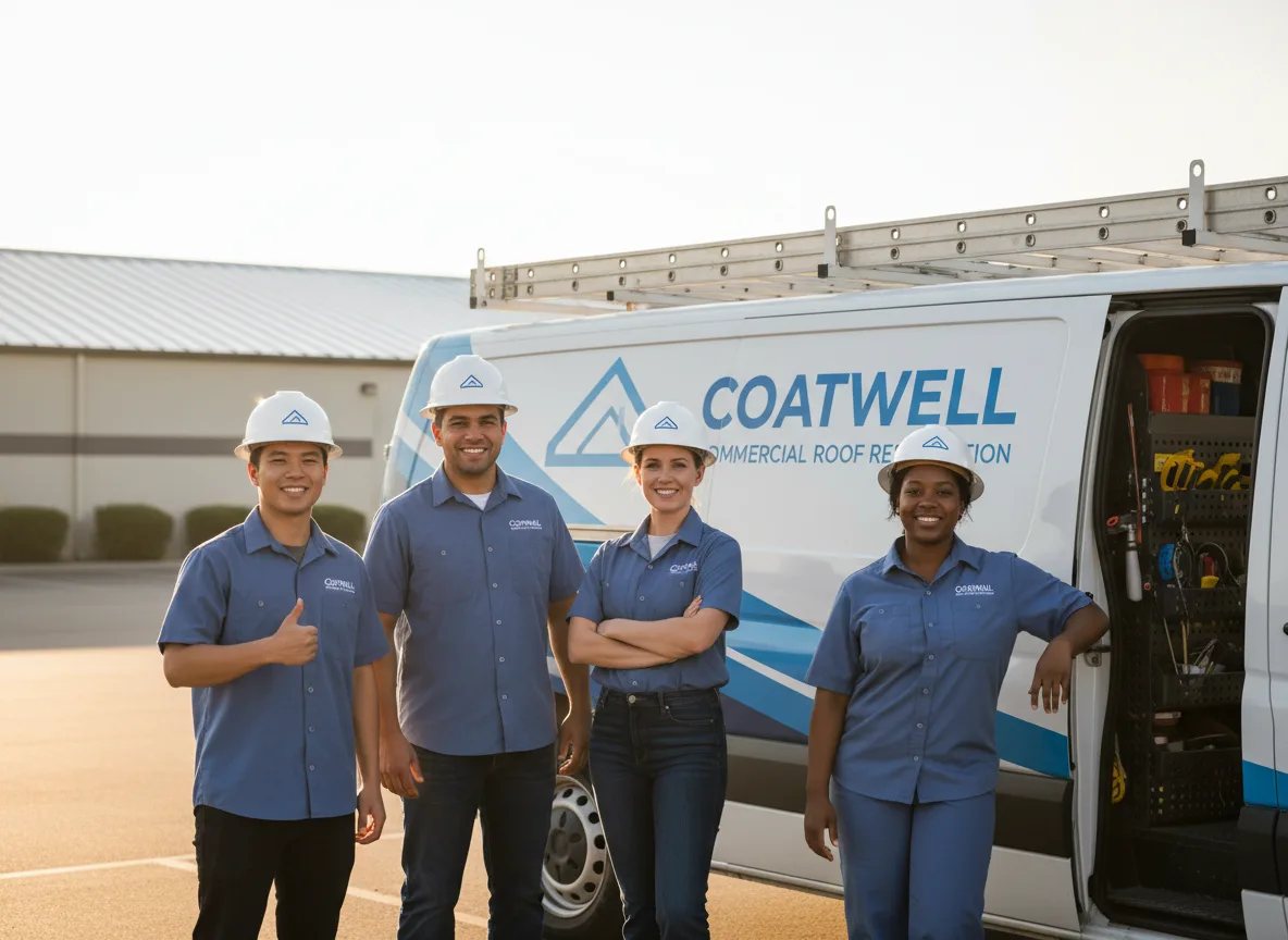 Commercial roof coating company in Ryan, IA